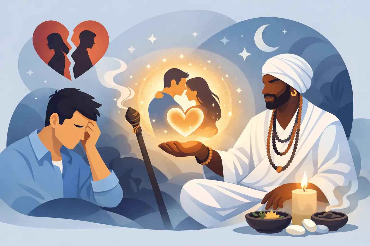 Lire la suite à propos de l’article Quel marabout choisir pour récupérer son ex vite