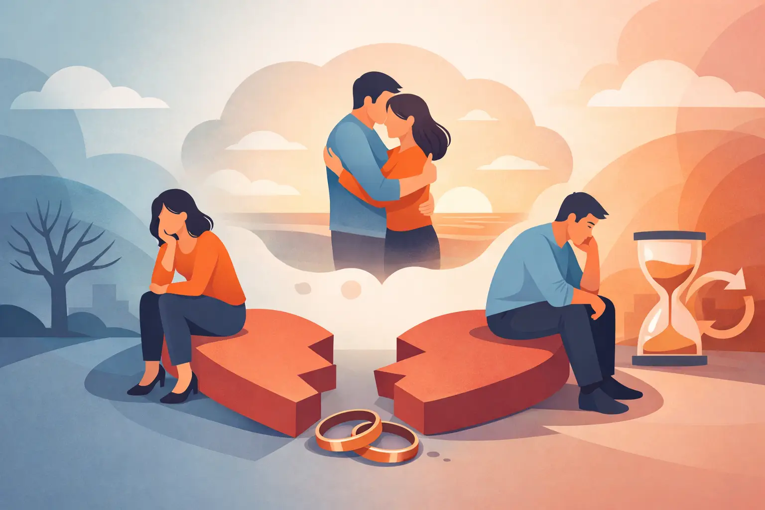 Lire la suite à propos de l’article Retour affectif après divorce: le bon moment