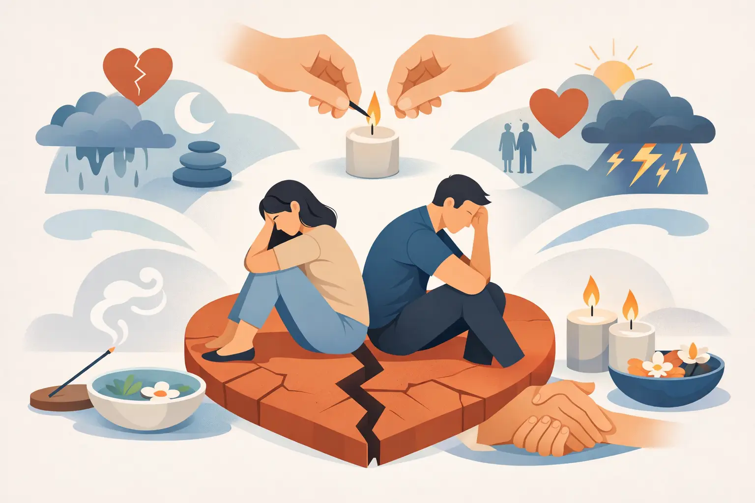 Lire la suite à propos de l’article Rituel pour sauver un couple en crise